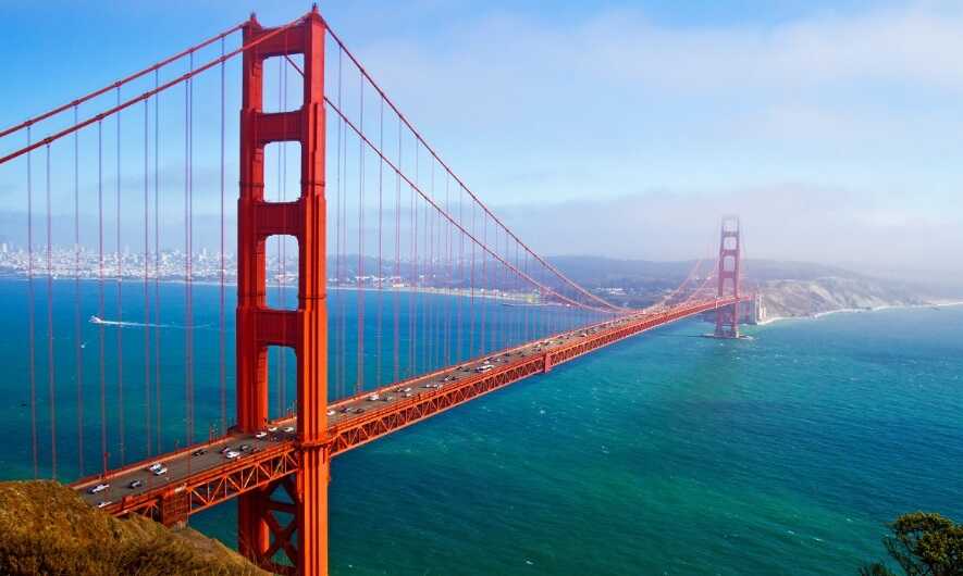 golden gate bridge best places to visit in California