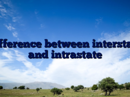Difference between interstate and intrastate