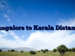 Bangalore to Kerala Distance